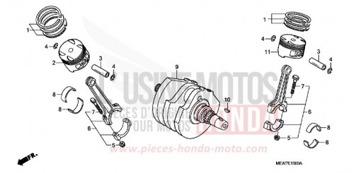 VILEBREQUIN/PISTON NT700VA6 de 2006